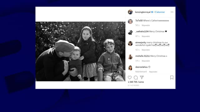 La famille - presque - au complet, avec Kate Middleton à l'objectif