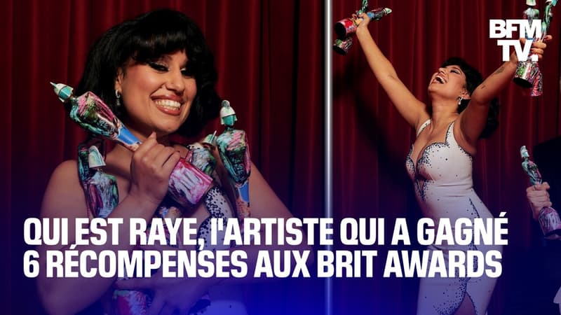 Regarder la vidéo Qui est Raye, la chanteuse qui a battu les records d'Harry Styles et Adele aux Brit Awards