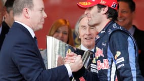 Albert II de Monaco et Mark Webber