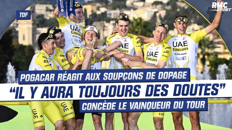 Tour de France (E21) : "Il y aura toujours des doute", Pogacar réagit aux soupçons de dopage