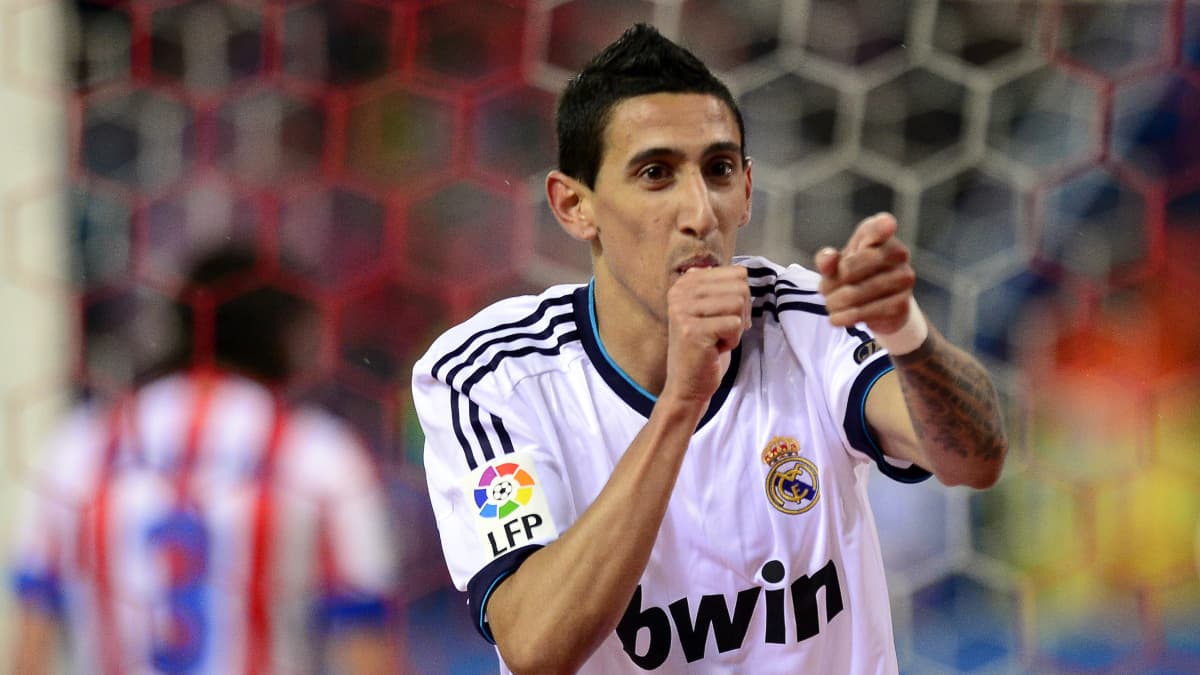 Angel Di Maria sous le maillot du Real Madrid en 2013 Angel Di Maria sous le maillot du Real Madrid en 2013