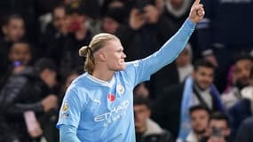 Erling Haaland lors du match de Premier League entre Chelsea et Manchester City, le 12/11/2023