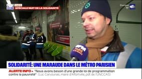 Nuit de la solidarité: une maraude organisée dans le métro parisien