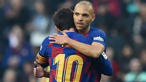 Braithwaite et Messi