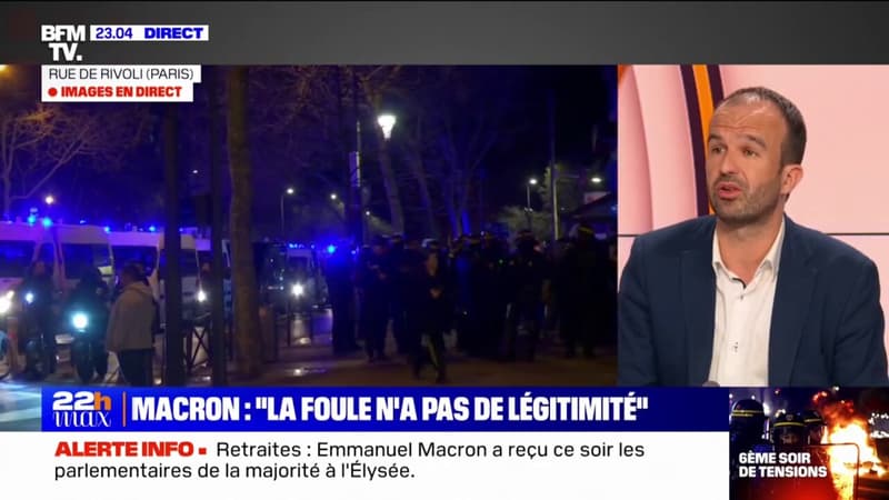 Pour Manuel Bompard, Emmanuel Macron se comporte comme « une sorte de forcené enfermé dans le château de l’Élysée qui ne veut écouter personne »
