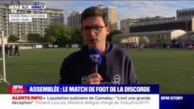 Pierre-Henri Dumont sur l'équipe de foot des députés: "On va essayer d'éviter que ça fasse 49-3 à la fin du match"