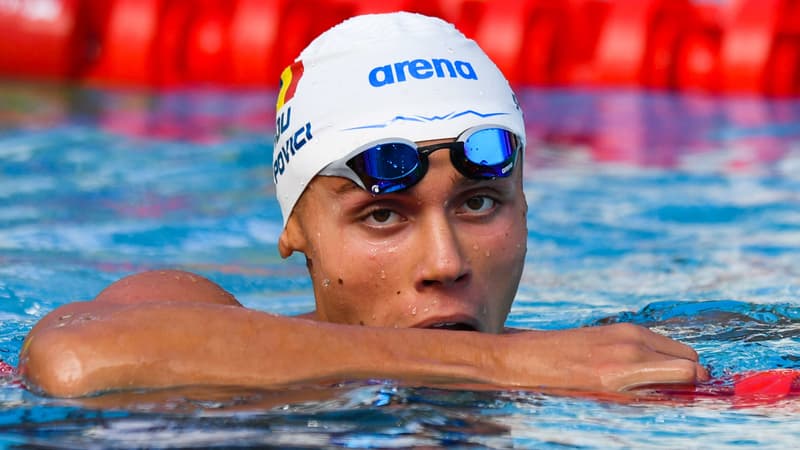 Natation: David Popovici, le nouveau phénomène des bassins qui a frôlé le record du monde