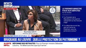 Vol au Louvre: "Les dispositifs de sécurité du musée du Louvre n'ont pas été défaillants" affirme Rachida Dati, ministre de la Culture