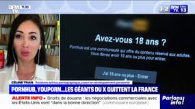 "Il était temps, puisqu'il y a une loi qui n'est pas appliquée": l'ancienne actrice X Céline Tran réagit à la suspension de Pornhub et Youporn