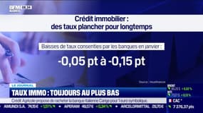 Taux immobiliers : toujours au plus bas