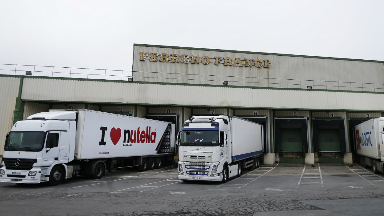 L'usine française de Nutella, la plus grosse du monde, est bloquée depuis  six jours