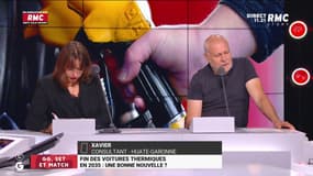 Fin des voitures thermiques en 2035, une bonne nouvelle ?  Notre auditeur Xavier, team non : "C'est beaucoup trop tôt !"