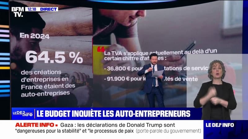 LES ÉCLAIREURS - Budget: ce qui change pour les auto-entrepreneurs