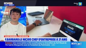 Azur Business du mardi 7 janvier - Florian Barbaro : le Niçois chef d'entreprise à 31 ans
