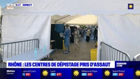 Rhône: les centres de dépistage pris d'assaut