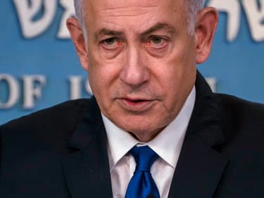 Le Premier ministre israélien Benjamin Netanyahu, le 17 mars 2024 à Jérusalem.