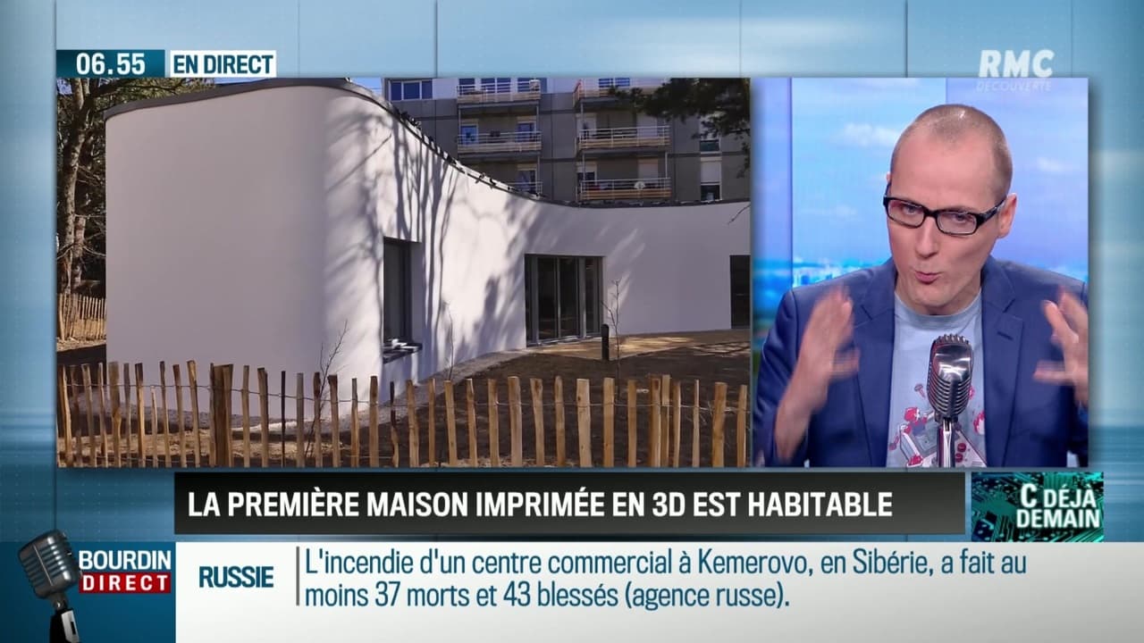 La chronique d'Anthony Morel La première maison imprimée en 3D est