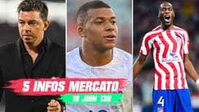 Mbappé, Gallardo, OL... les 5 infos mercato du 18 juin à la mi-journée 