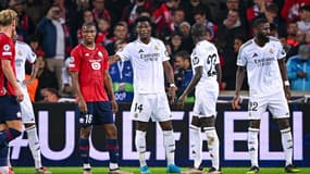 Bafode Diakité lors de Lille-Real Madrid en Ligue des champions, le 2 octobre 2024