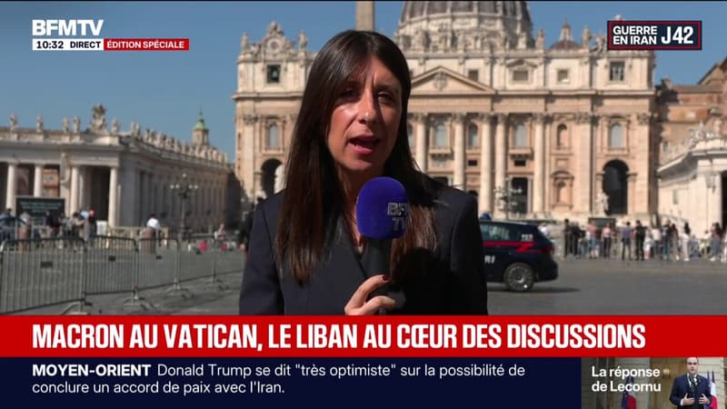 Guerre au Moyen-Orient: Emmanuel Macron au Vatican, le Liban au coeur des discussions