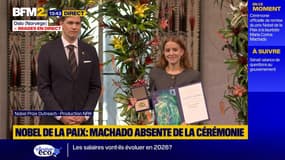 Nobel de la Paix 2025: la fille de María Corina Machado reçoit le prix en son nom