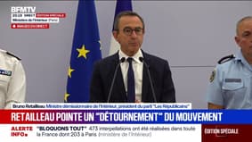 Bloquons tout: "En matière de mobilisation, il y a eu énormément de lycéens", souligne Bruno Retailleau