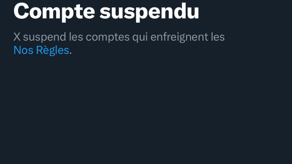 Le compte X des Républicains a été suspendu dans la soirée du 12 juin. 