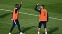 Ousmane Dembélé et Kylian Mbappé
