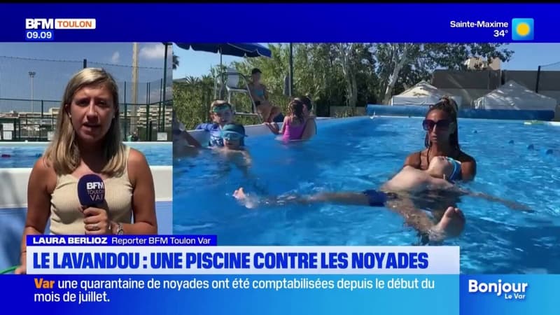 Le Lavandou: une piscine éphémère pour prévenir les noyades