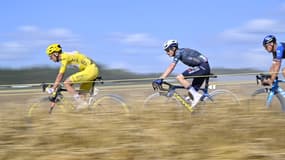 Tadej Pogacar et Jonas Vingegaard lors de la 9e étape du Tour de France, le 7 juillet 2024
