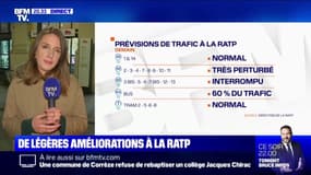 Transports: de légères améliorations attendues jeudi sur le réseau RATP