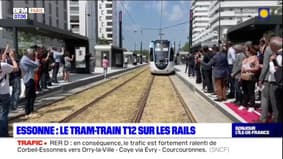 Essonne: le tram-train T12 sur les rails avant sa mise en service