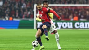 Edon Zhegrova lors du match de Ligue des champions entre Lille et la Juventus Turin - le 05/11/2024