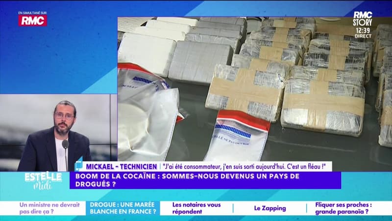 Boom de la cocaïne : "Un matin j'ai fait une crise, j'ai pris peur et j'ai dit "on arrête tout"", témoigne Mickaël