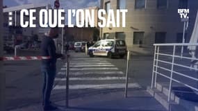 Sur les lieux de l'agression, à Cannes.