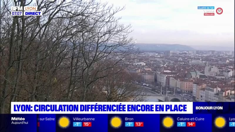 Métropole de Lyon: la pollution de l'air persiste, la circulation différenciée a été reconduite