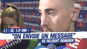 OL 1-2 OM  : "On envoie un message" se réjouit Rongier