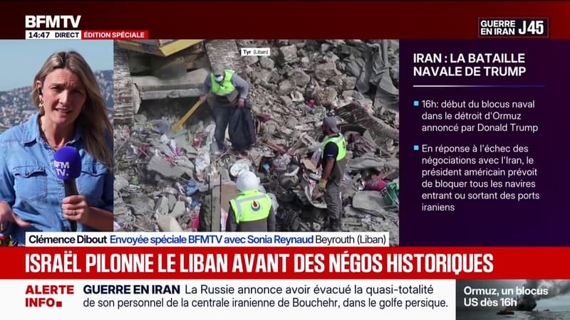 Guerre au Moyen-Orient: les frappes israéliennes se poursuivent dans le sud du Liban avant les négociations entre les deux pays prévues ce mardi à Washington