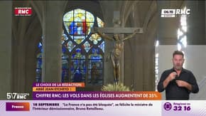 Chiffre RMC - Les vols dans les églises augmentent de 35%