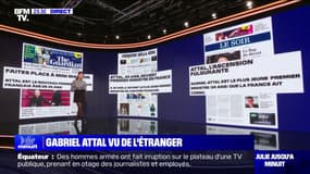 La nomination de Gabriel Attal vue de l'étranger