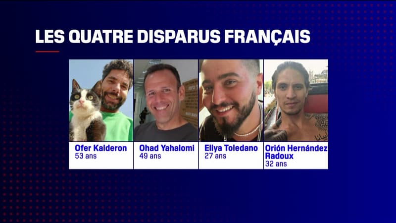 Attaques en Israël: qui sont les quatre Français disparus ou otages du Hamas depuis 65 jours?