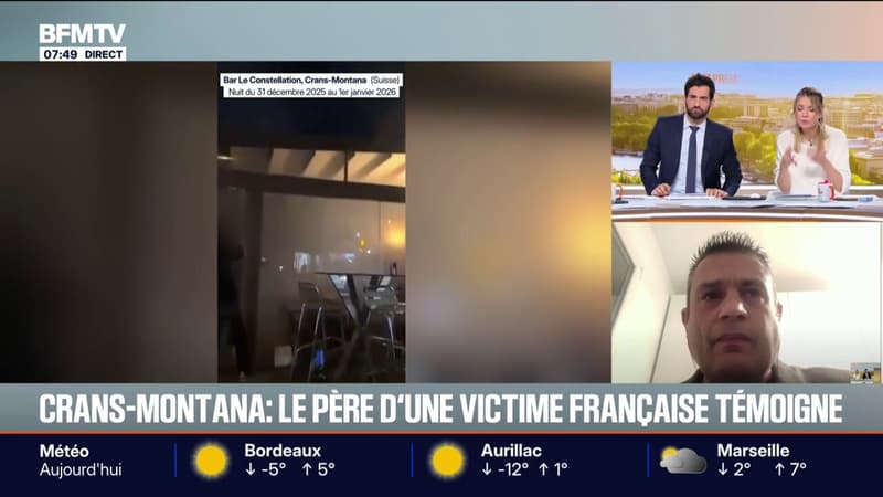 "On a fait tous les hôpitaux un par un au téléphone": le témoignage du père de Gaëtan, serveur gravement blessé dans l'incendie à Crans-Montana
