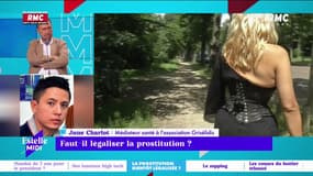 "La prostitution est légale, elles doivent se déclarer comme auto-entrepreneurs" rappelle June Charlot sur RMC