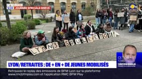 Réforme des retraites: les jeunes lyonnais de plus en plus mobilisés