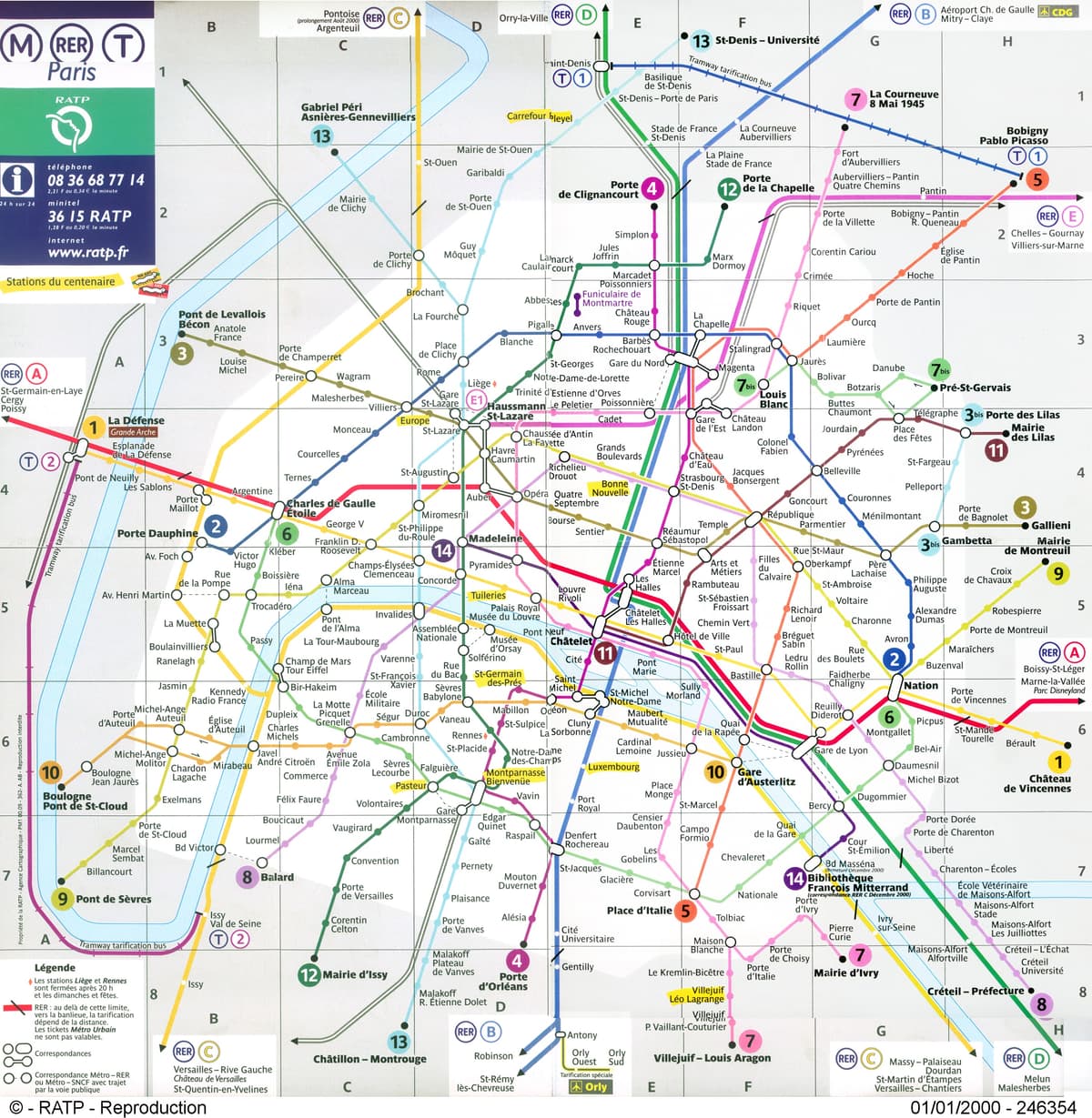 EN IMAGES - Stations disparues, nouvelles lignes: le plan du métro a ...