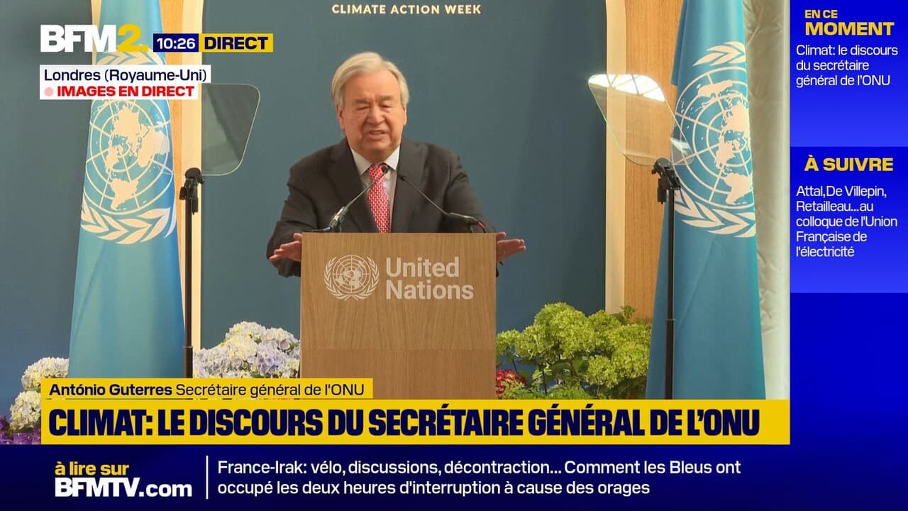 António Guterres: "İklim kaosu gözlerimizin önünde hızlanıyor"