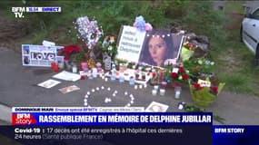 Un rassemblement organisé à Cagnac-les-Mines, dans le Tarn, en hommage à Delphine Jubillar