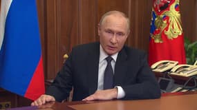 Vladimir Poutine s'exprime dans une allocution aux Russes