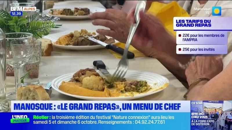 Manosque: 5e édition du grand repas pour les retraités 