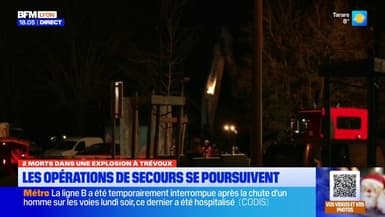 Trévoux : les opérations de secours se poursuivent ce mardi